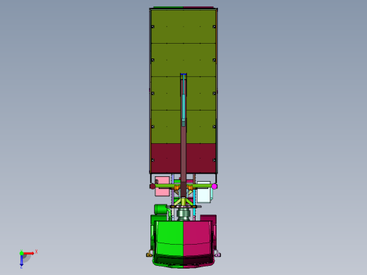 全地形平板自备吊随车吊俯视缩略图