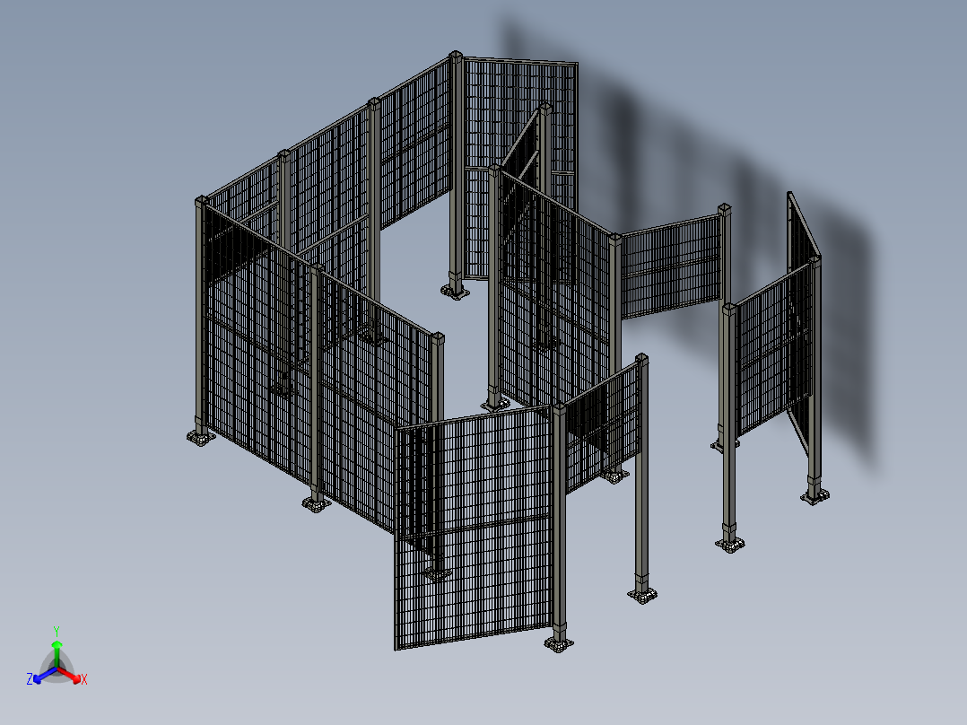 装配体5(1)正等轴测图