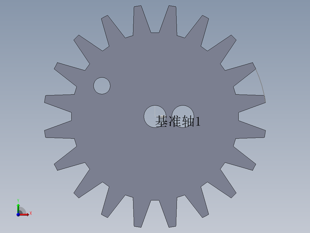 S15 齿轮前视图