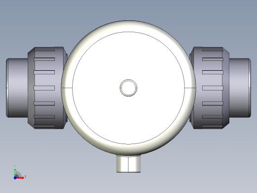10DKPUAVCP NC 气动隔膜阀常闭与溶剂焊接女性联盟结束，ASTM PVC-U系列前视缩略图