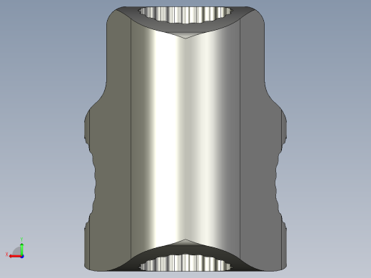 連結座MSR-3D多系列多零件图纸模型后视缩略图