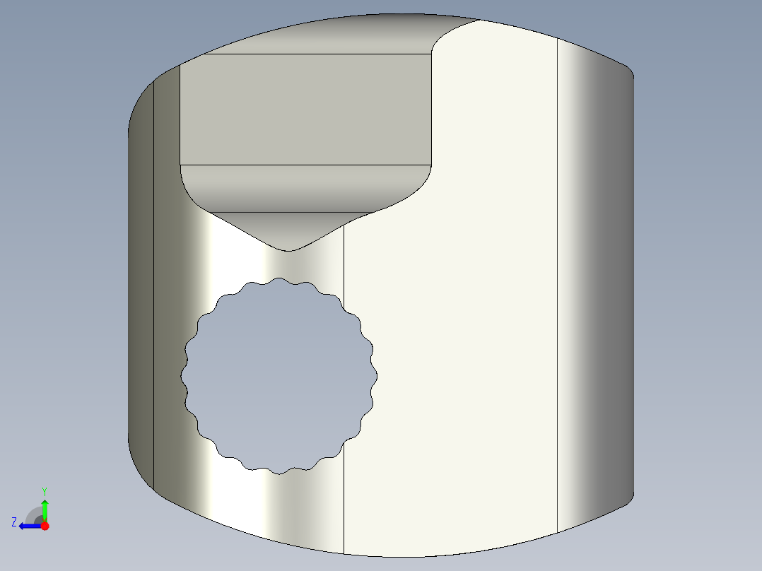 連結座MSR-3D多系列多零件图纸模型右视图