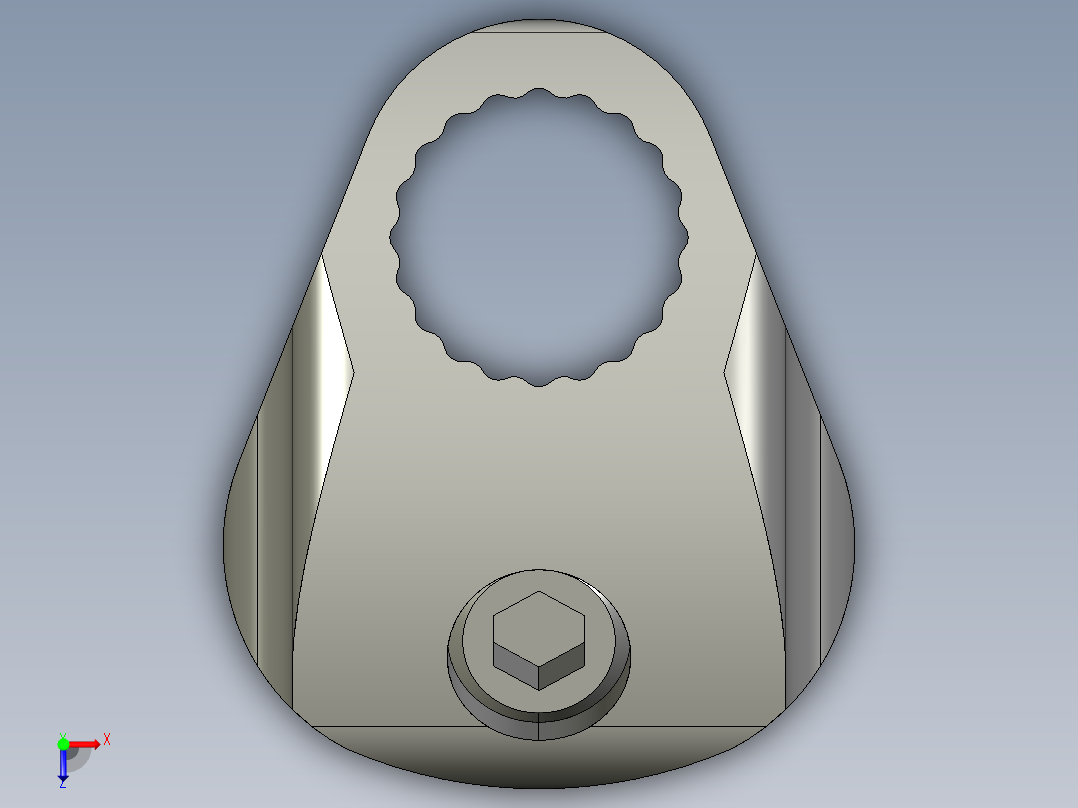連結座MSR-3D多系列多零件图纸模型俯视图