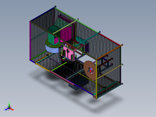保护加工用包缠绕膜大型复卷机
