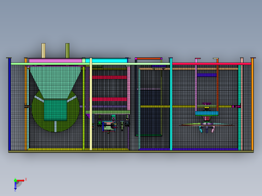 保护加工用包缠绕膜大型复卷机俯视缩略图
