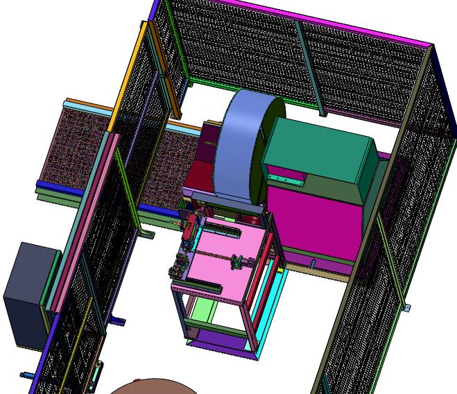 保护加工用包缠绕膜大型复卷机