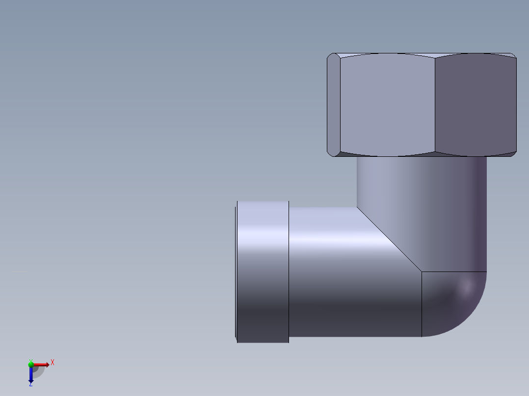 卡套式管接头新俯视图
