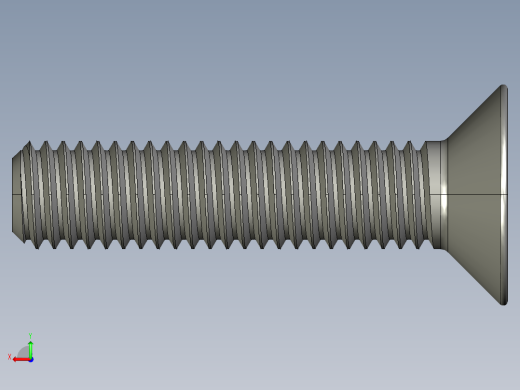 制沉头螺钉-M5_Countersunk_20后视缩略图
