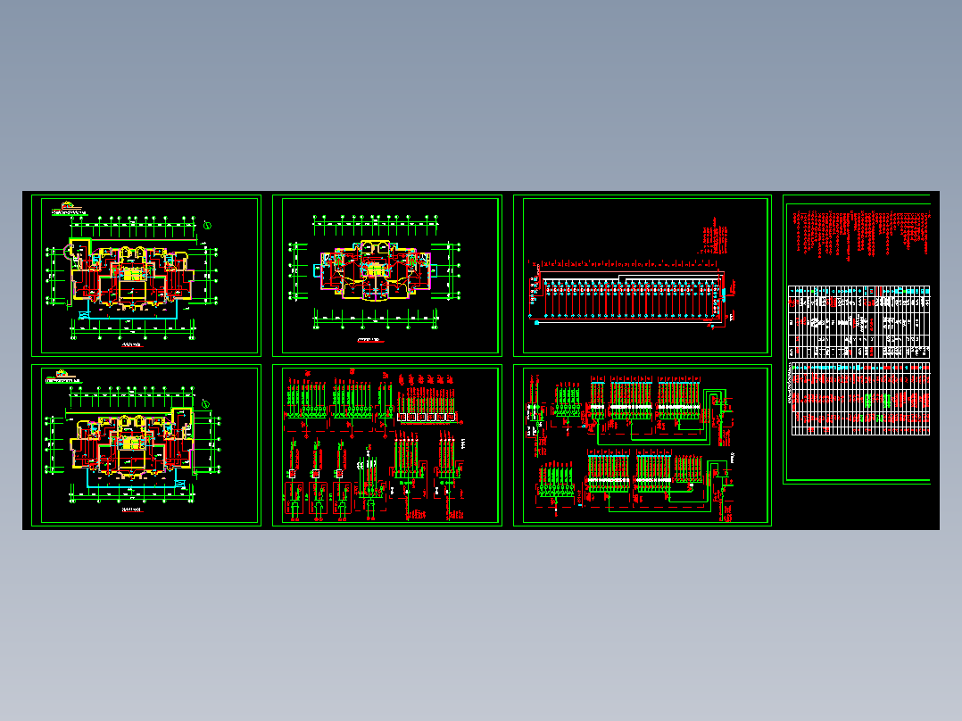 高层建筑配电照明图