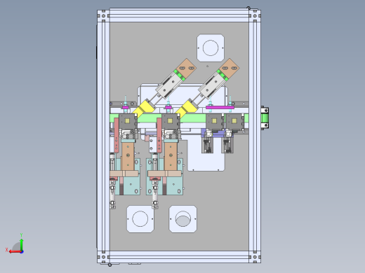 一种包胶前后整平设备sw18可编辑后视缩略图
