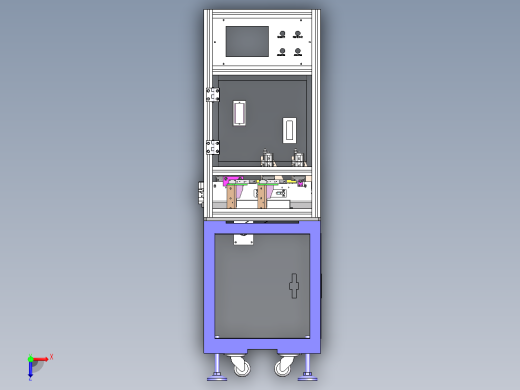 一种包胶前后整平设备sw18可编辑俯视缩略图
