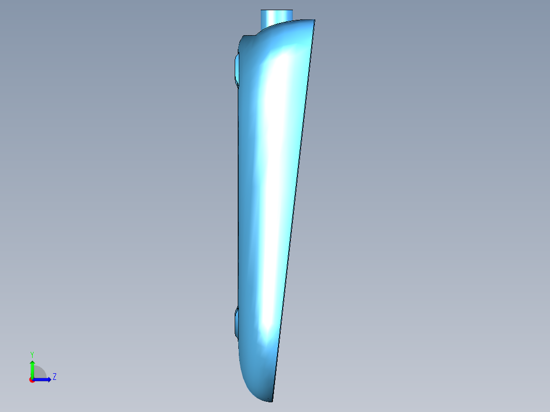 路由器外壳塑料件UG三维模型 969300左视图
