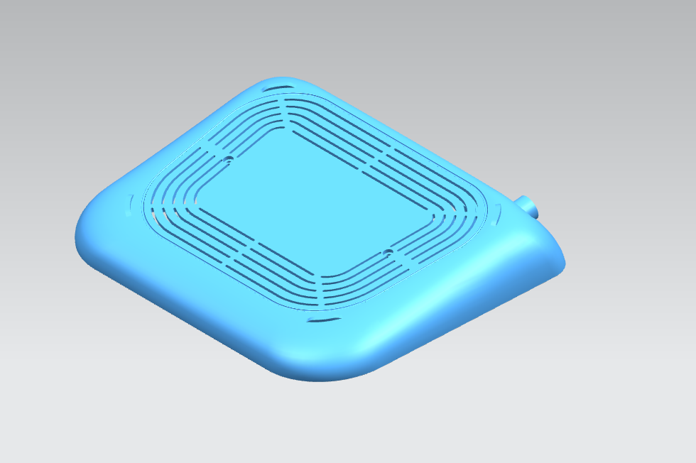 路由器外壳塑料件UG三维模型 969300