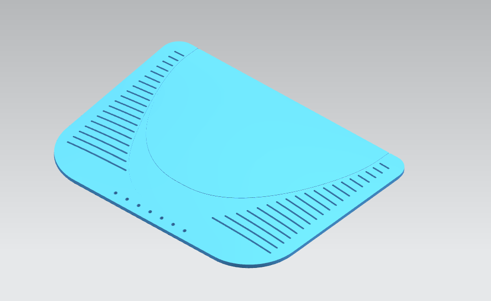 路由器外壳塑料件UG三维模型 969300