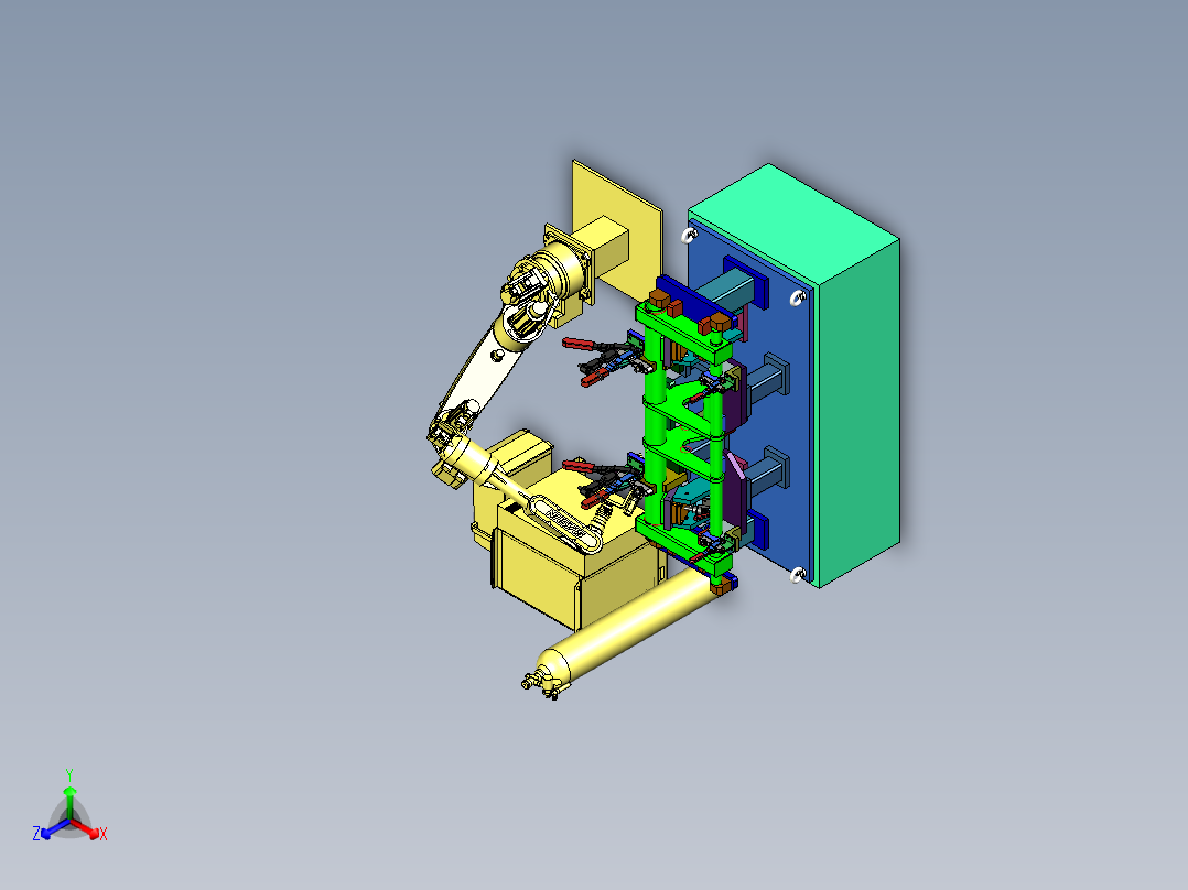 H型支架的机械手焊接