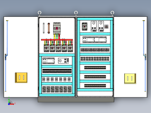 双柜组装630Aplc控制柜 56280前视缩略图