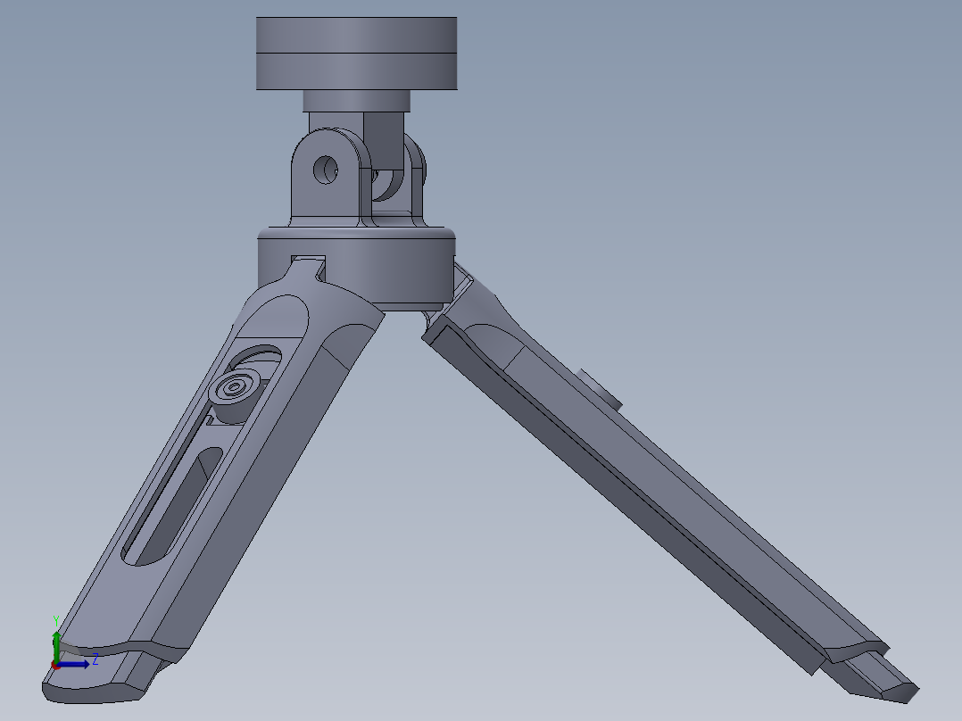 三脚架(4)左视图