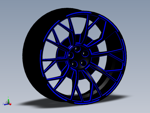 轮毂、轮胎(12)主视缩略图