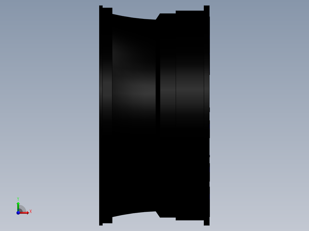 轮毂、轮胎(12)前视图