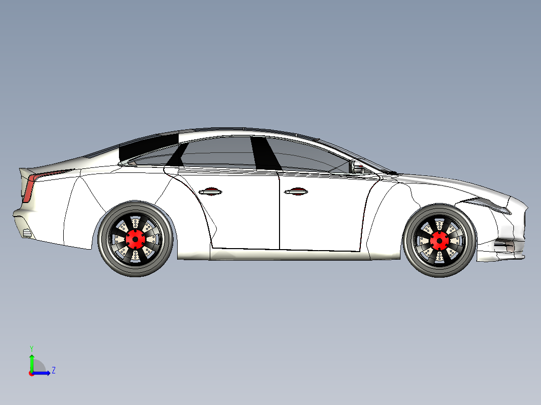 B2004419-捷豹 XJ 2012汽车左视图