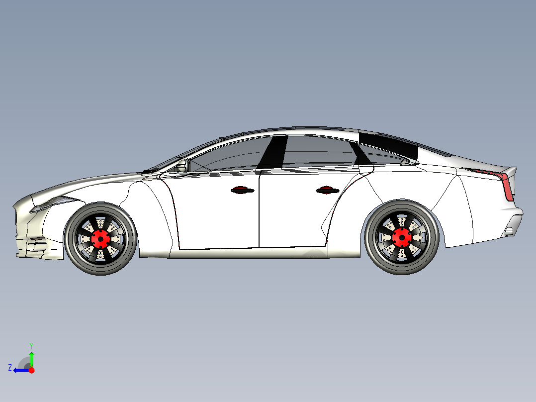 B2004419-捷豹 XJ 2012汽车右视图