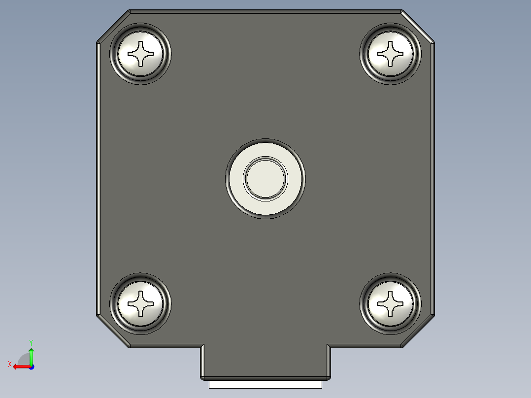 Nema17 4.4Kgcm步进电机后视图