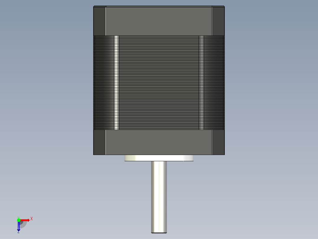 Nema17 4.4Kgcm步进电机俯视图