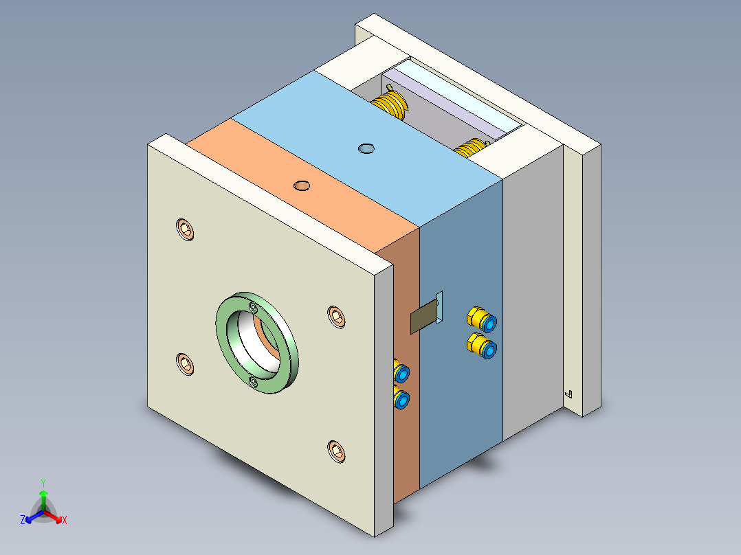 盒型件注塑模具设计