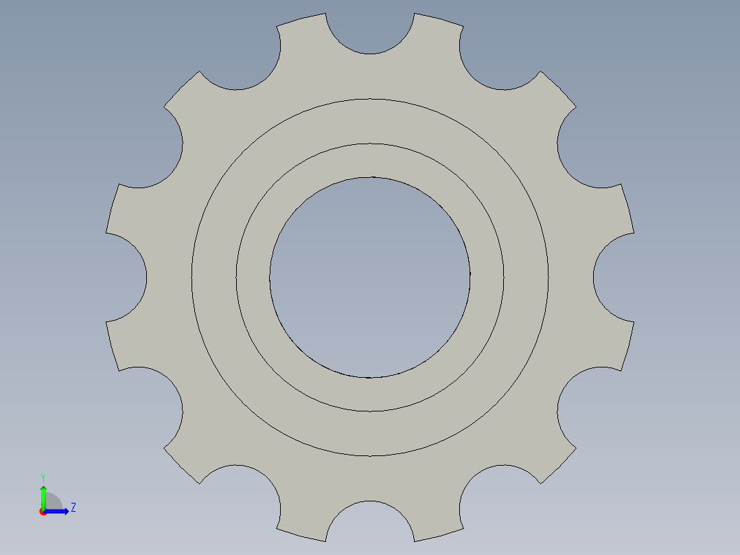 1270-T12-链轮-上海晟况机械2左视图