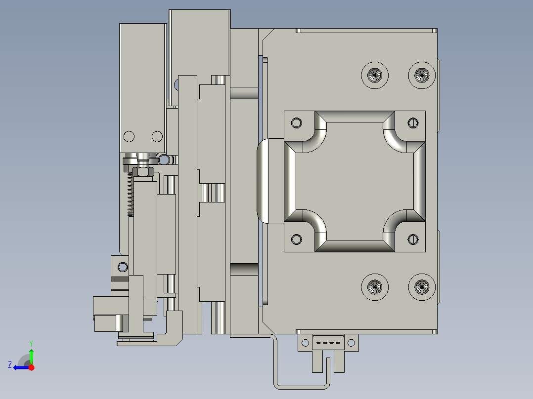 YX-04-17贴胶查模组右视图