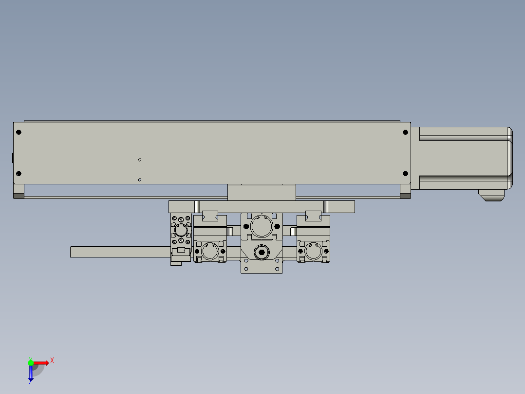 YX-04-17贴胶查模组俯视图