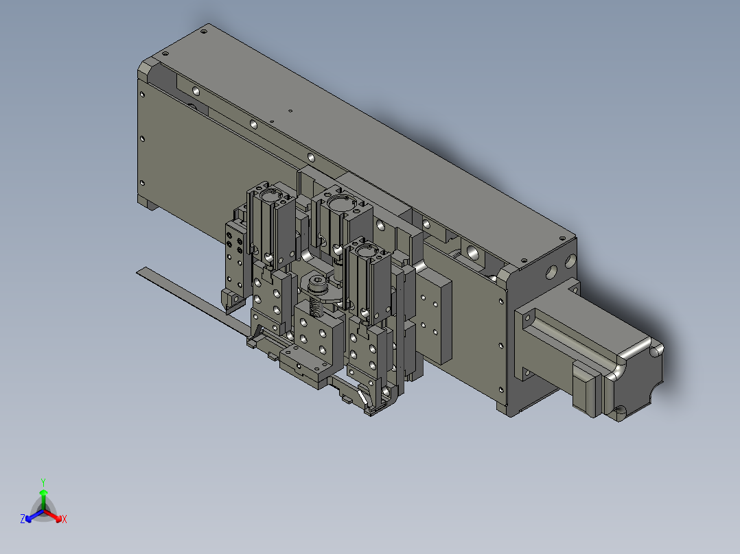 YX-04-17贴胶查模组正等轴测图
