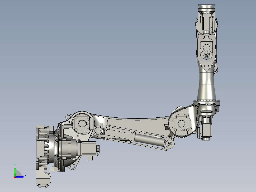 CX210L-BC01catia-assy左视图