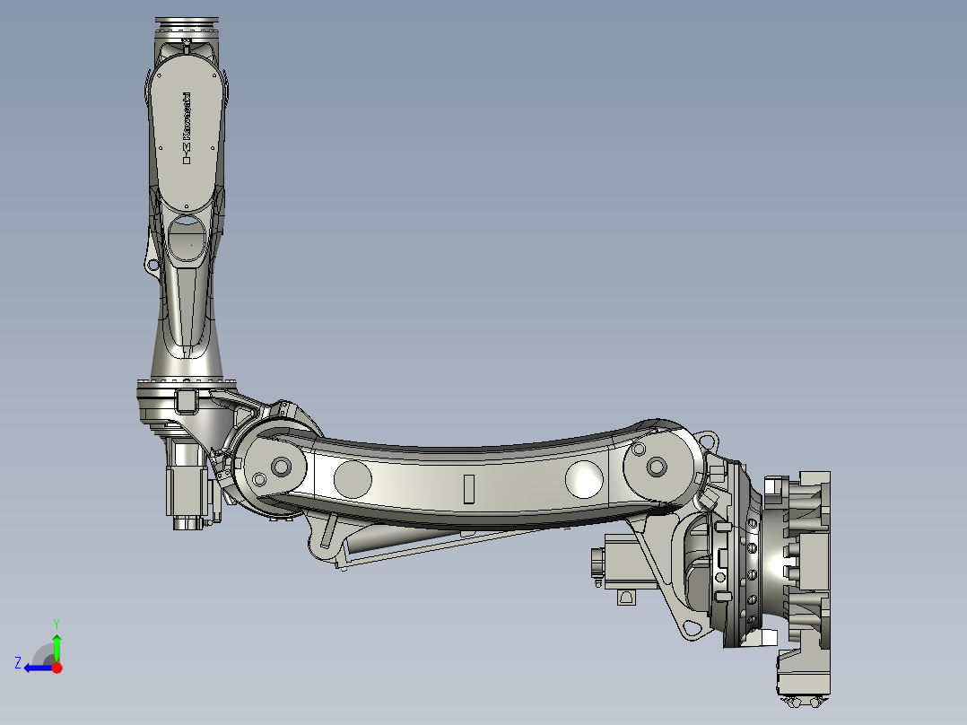 CX210L-BC01catia-assy右视图