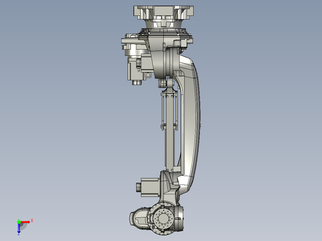 CX210L-BC01catia-assy俯视图