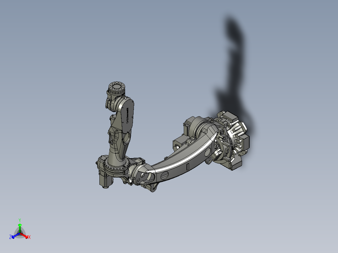 CX210L-BC01catia-assy正等轴测图