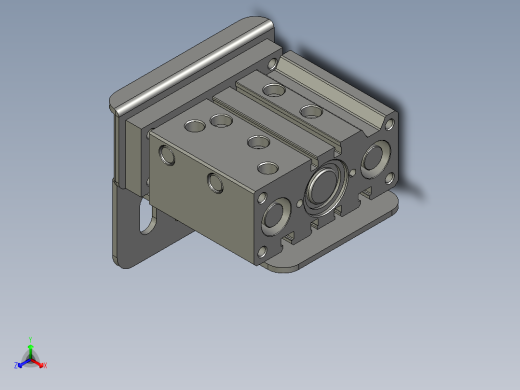 DFTP-04-00-压紧机构正等轴测缩略图