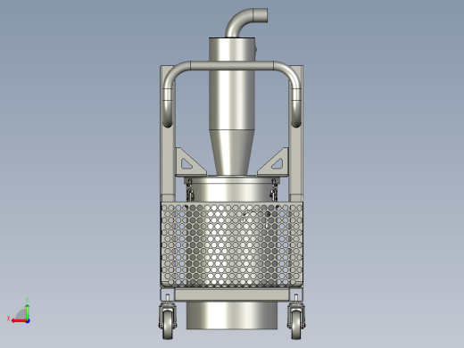 移动式预分离器总装配体后视缩略图