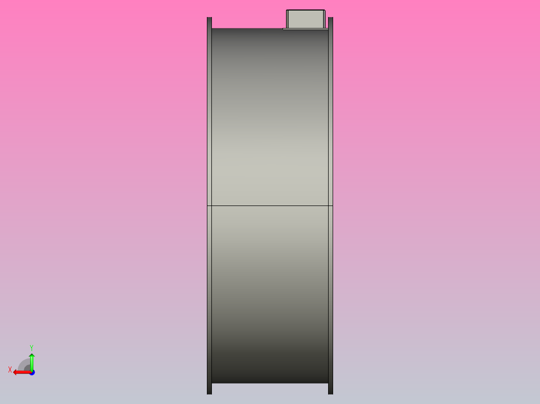 YAR800[YAR800-6]管道风机后视图