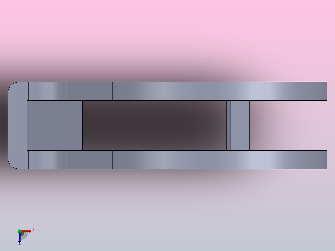 起重机械提升机楔俯视图