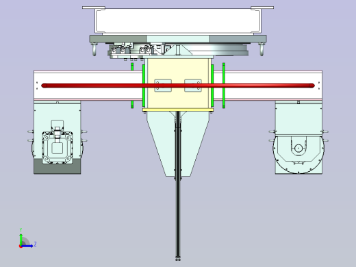 五轴变位机设计左视缩略图