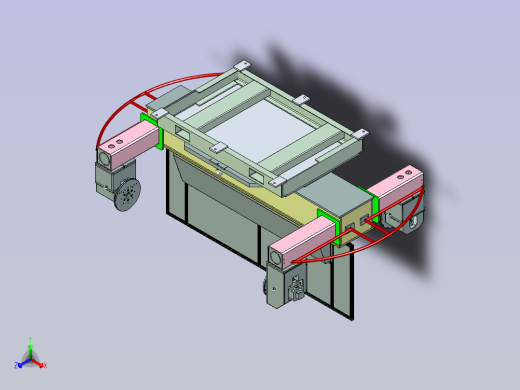 五轴变位机设计正等轴测缩略图