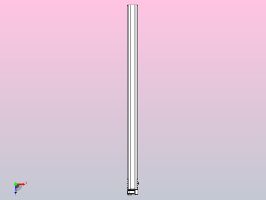 皮带直线轴半封闭可选导轨TPA-HNB-175D-140-L2850-RU-Y-P75-N3俯视缩略图