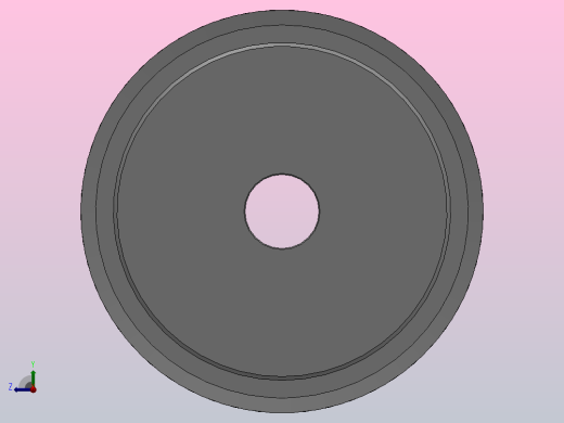 带顶丝圆孔标准型圆弧形齿同步带轮8YU型_S8YUHT-50-25-dt25-A右视缩略图