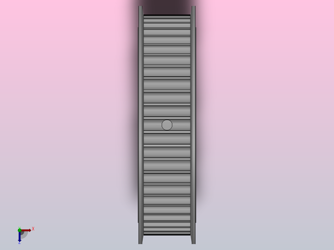 带顶丝圆孔标准型圆弧形齿同步带轮8YU型_S8YUHT-50-25-dt25-A俯视图