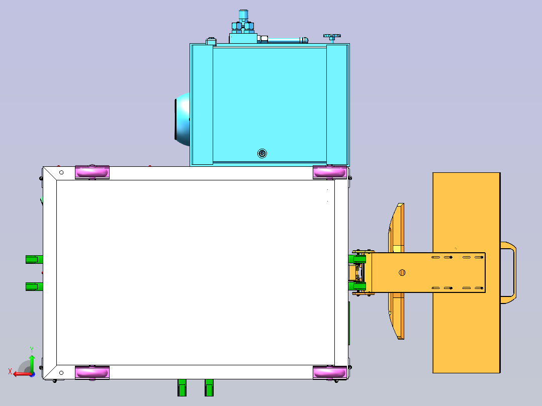 砂砾自动抓取分级检测设备 sw24后视图