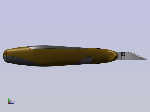 Wiha 32710斜口钳3D图纸 IGES STEP格式左视缩略图