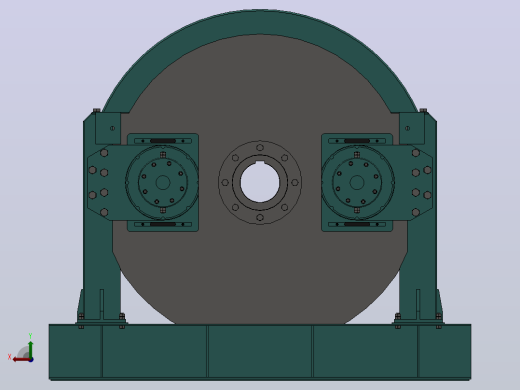 键连接液压盘式制动系统_HKPZ2000F100×2-Ⅲ-BH右视缩略图
