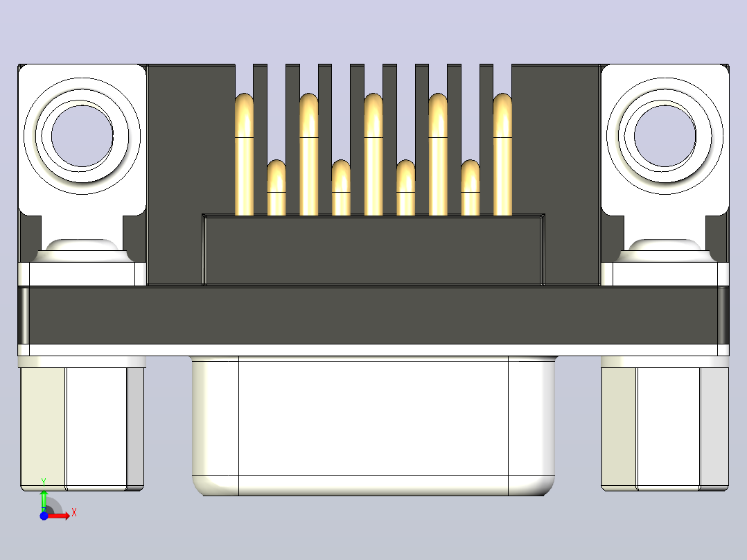 commodore c128 rgbi视频端口cn10 dbb09f前视图
