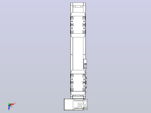 皮带直线轴双滑块型TPA-GCBS-80-P60-L75-LU-M20-N3俯视缩略图